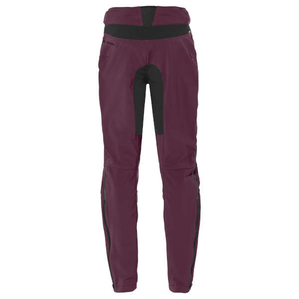 Wo Qimsa Softshell Pants II - cassis uni - Rückansicht