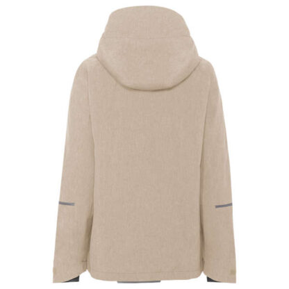 Wo Yaras Warm Rain Jacket - linen - Rückansicht