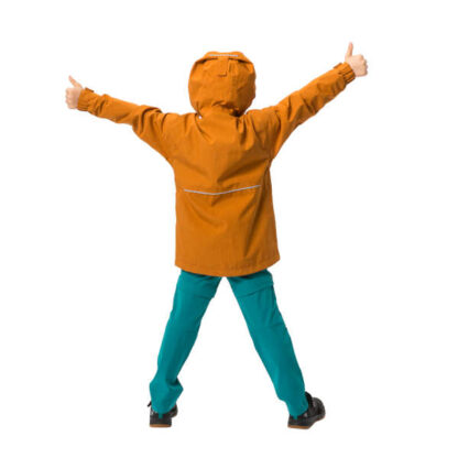 Kids Hylax 2L Jacket - burnt yellow - Rückansicht