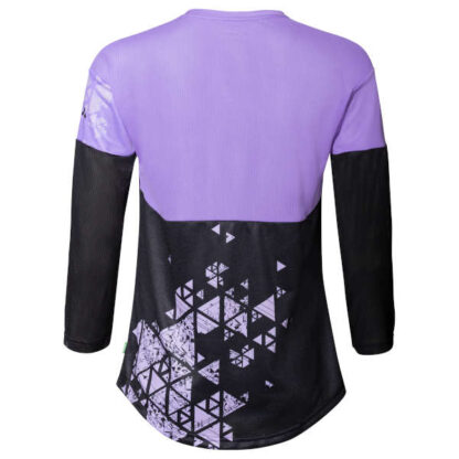 Wo Moab LS T-Shirt V - limonium - Rückansicht