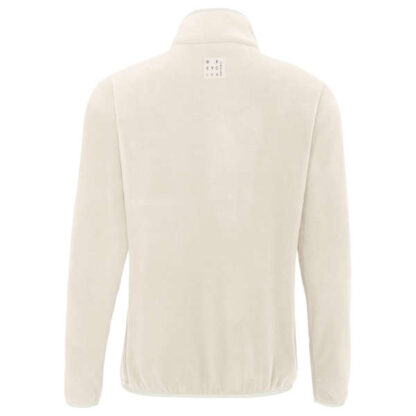 Wo Rosemoor Fleece Halfzip - ecru uni - Rückansicht