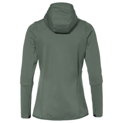 Wo Monviso Hooded Grid Fleece Jacket - jade - Rückansicht