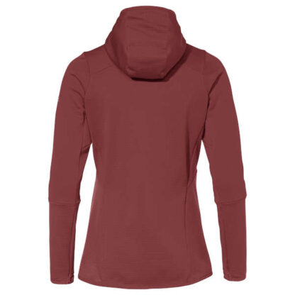 Wo Monviso Hooded Grid Fleece Jacket - redeva - Rückansicht