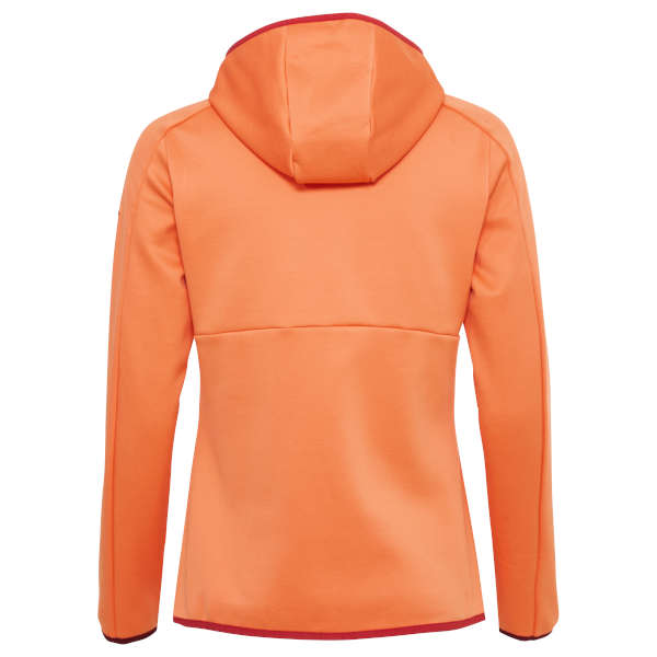 Wo Valsorda Fleece Hoody - sweet orange - Rückansicht