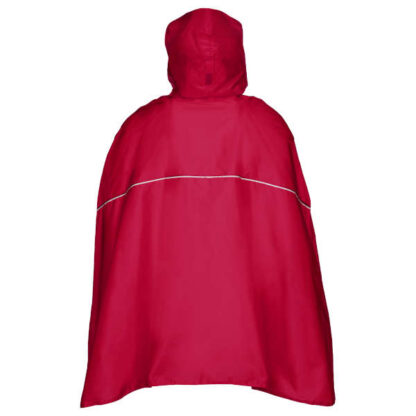 Valdipino Poncho - indian red - Rückansicht