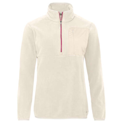 Wo Rosemoor Fleece Halfzip - ecru uni