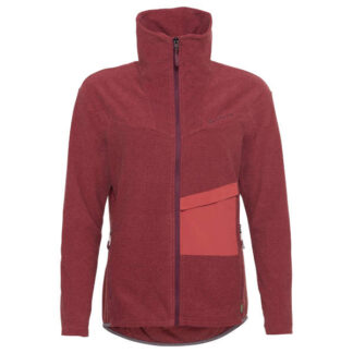 Wo Yaras Fleece Jacket - brick