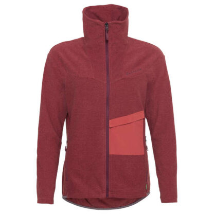 Wo Yaras Fleece Jacket - brick