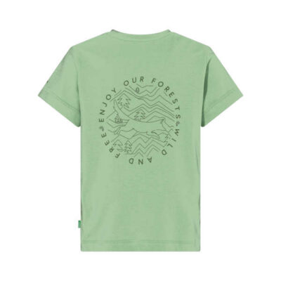 Kids Vaude T-Shirt - aloe vera uni - Rückansicht