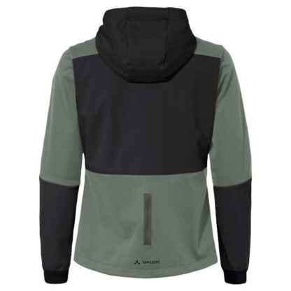 Wo Qimsa Hooded Softshell Jacket - agave - Rückansicht