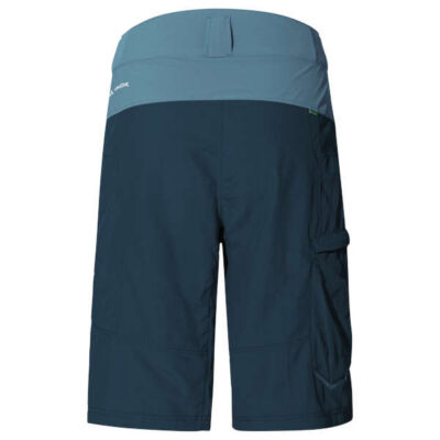 Wo Qimsa Shorts - dark sea uni - Rückansicht