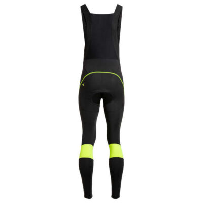 Me Kuro Warm Bib Tights - neon yellow - Rückansicht