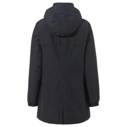 SE Wo Tikoma Wool Parka - black-soft rose - Rückansicht