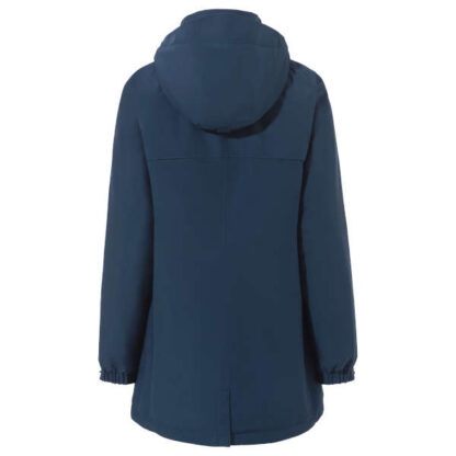 SE Wo Tikoma Wool Parka - dark sea uni - Rückansicht