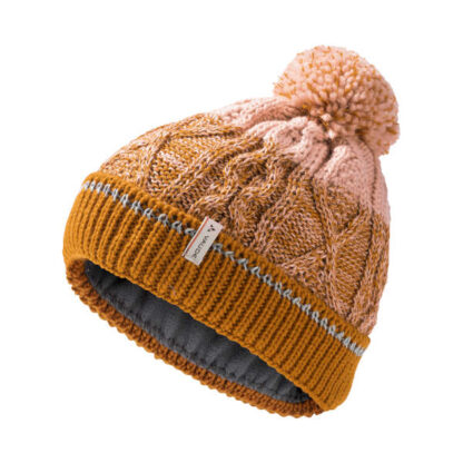 Kids Coruna Beanie II - silt brown-rose