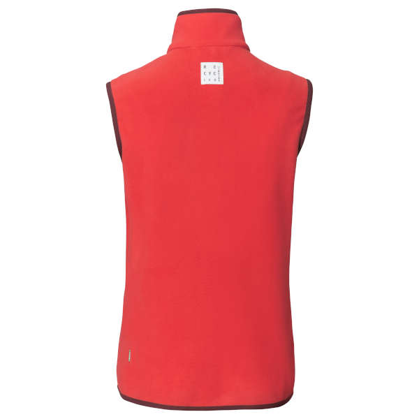 Wo Rosemoor Fleece Vest - flame - Rückansicht