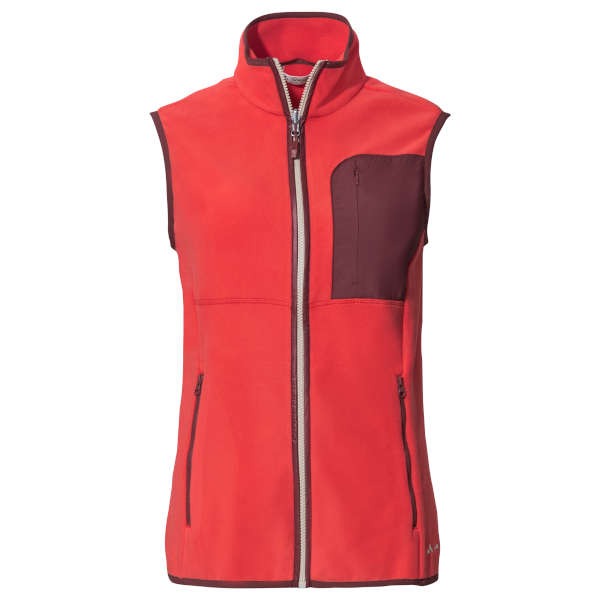 Wo Rosemoor Fleece Vest - flame