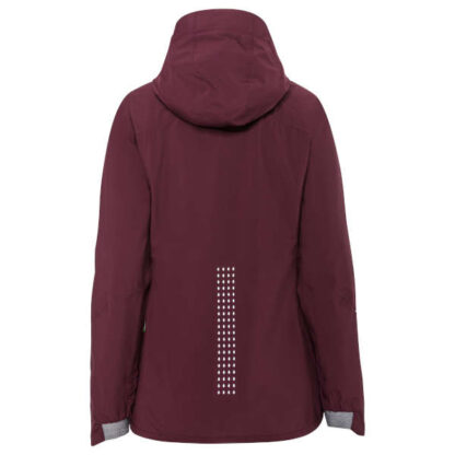 Wo Yaras 3in1 Jacket - cassis-brick - Rückansicht
