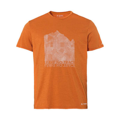 Me Tekoa Wool T-Shirt - kumquat