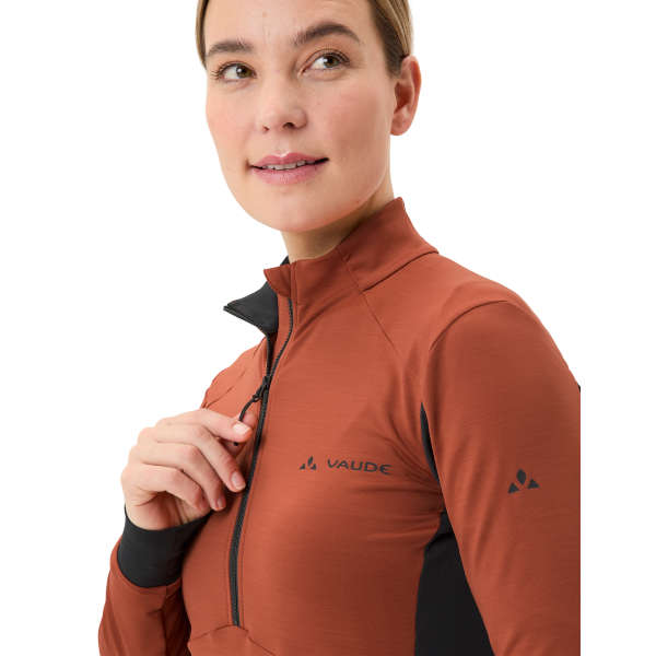 Wo Kuro Halfzip LS Tricot - Kragen