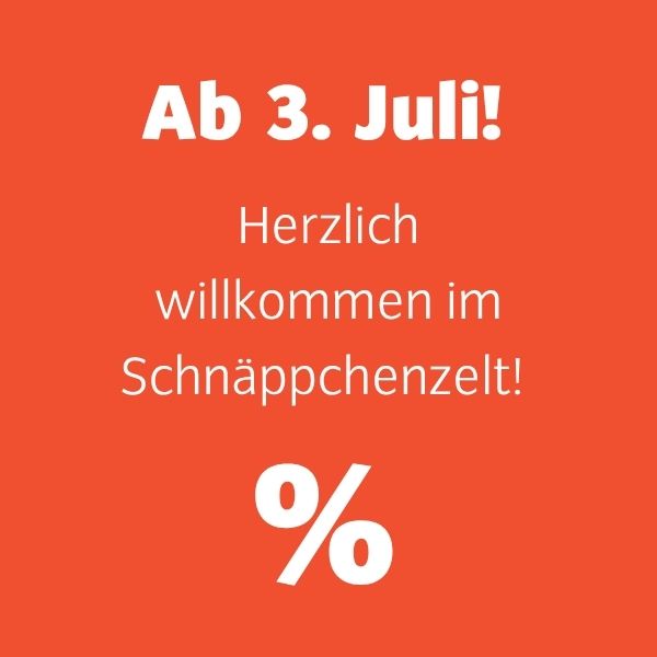 Schnäppchenzelt