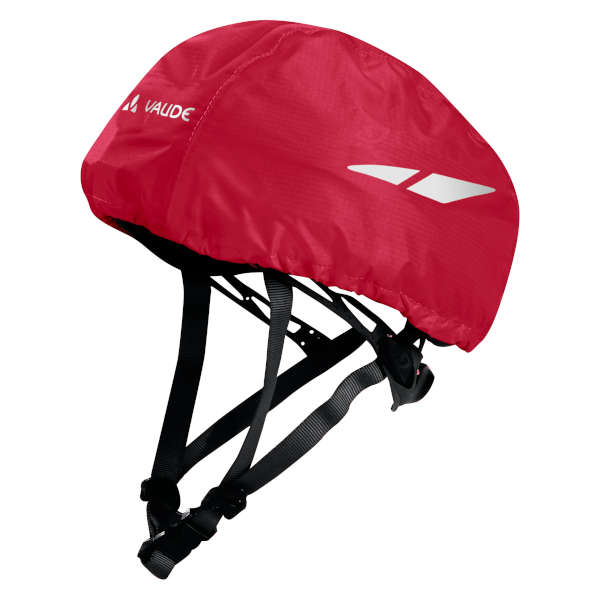 Kids Helmet Raincover - indian red
