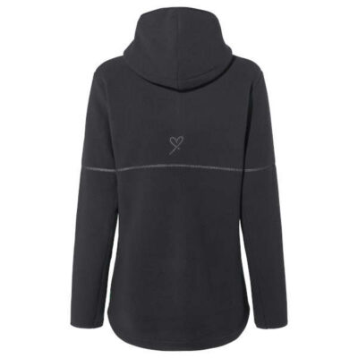 Wo Neyland Fleece Hoody II - phantom black - Rückansicht