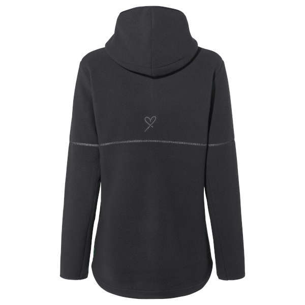 Wo Neyland Fleece Hoody II - phantom black - Rückansicht