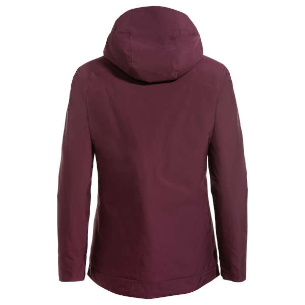 Wo Cyclist Warm Rain Jacket - cassis - Rückansicht