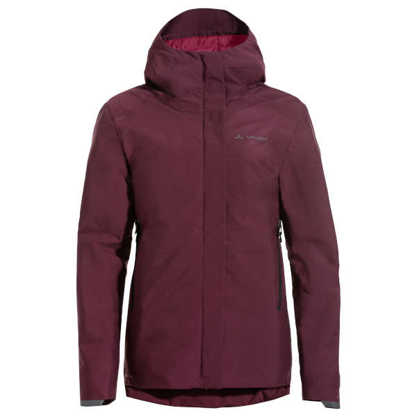 Wo Cyclist Warm Rain Jacket - cassis
